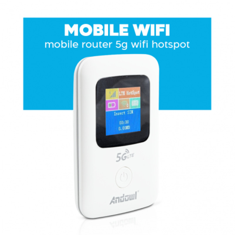 Mini Router Portatil Q-A214 Andowl / Wifi / 4G / 5G / Hotspot Tarjeta ...