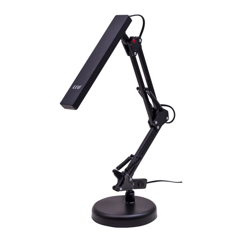 Lampada de Mesa LED Luo LU-583 / 40CM / Retratil - Preto