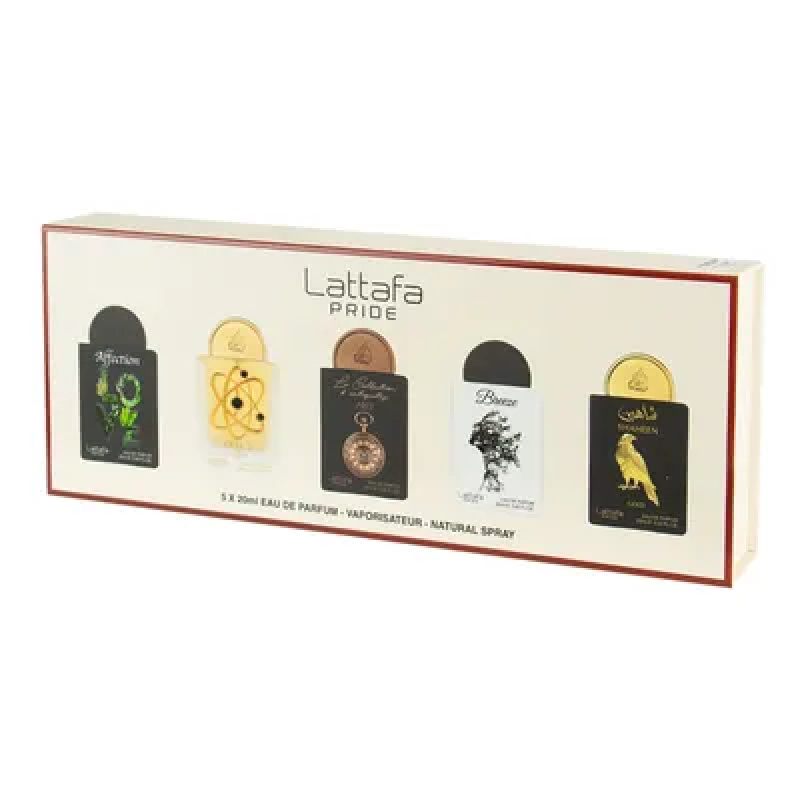 香水(ユニセックス) LATTAFA GIFT SET BOX Kit Perfume Lattafa Pride Gift Set Box 01 5x20ML Unissex Eau de Parfum
