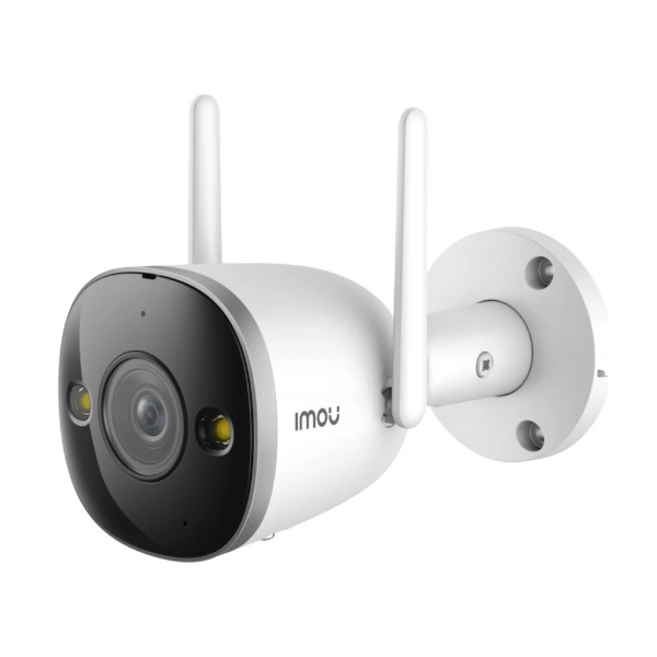 Câmera Externa IP Smart Imou Bullet 2E 1080p, 2.8mm, H.265, WiFi, À Prova d'àgua, App Imou Life - IPC-F22FP