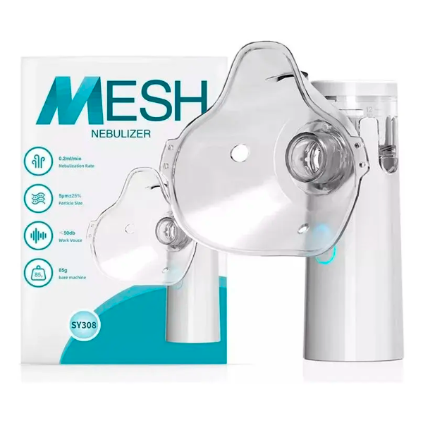 Anúncio: Mini Nebulizador Portatil SY308 Mesh Nebulizer / Recarregavel - Branco