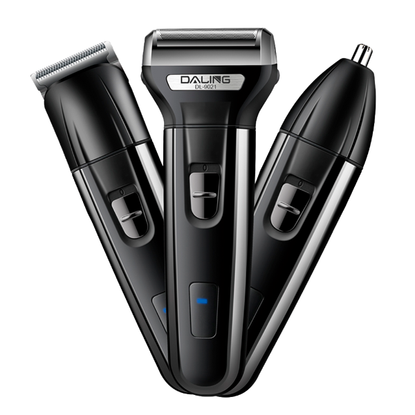 Anúncio: Kit Barbeador / Aparador de Cabelo Daling DL-9021 / 3 Em 1 / Recarregavel - Preto