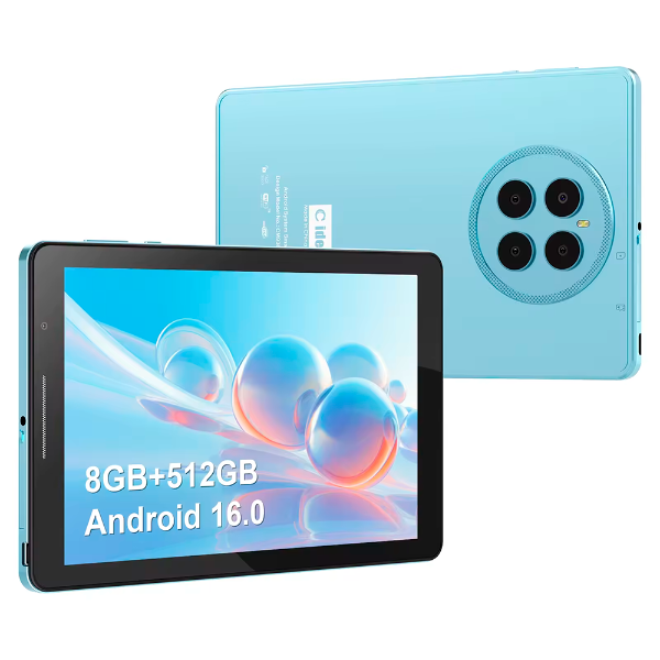 Anúncio: Tablet C idea CM936 / 8GB + 512GB / 5G / Tela 9" / Bluetooth / GPS / SIM Card / 5MP+8MP / 8000Mah / Android 16.0 - Azul
