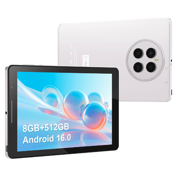 Anúncio: Tablet C idea CM936 / 8GB + 512GB / 5G / Tela 9" / Bluetooth / GPS / SIM Card / 5MP+8MP / 8000Mah / Android 16.0 - Silver