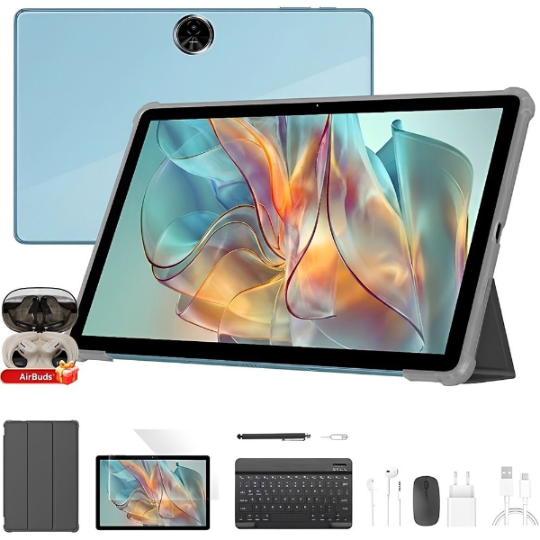 Anúncio: Kit Tablet Blackview ZENO 5 / 11" LTE / 24GB + 128GB / Wi-Fi / Bluetooth / 13MP + 8MP / Android 16 - Blue