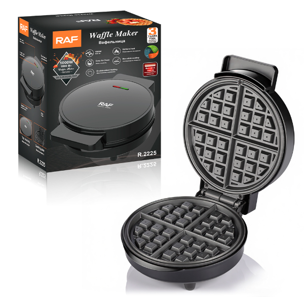 Anúncio: Maquina de Waffles / Waflera Eletrica Raf R.2225 / 1000W / 220V - Preto