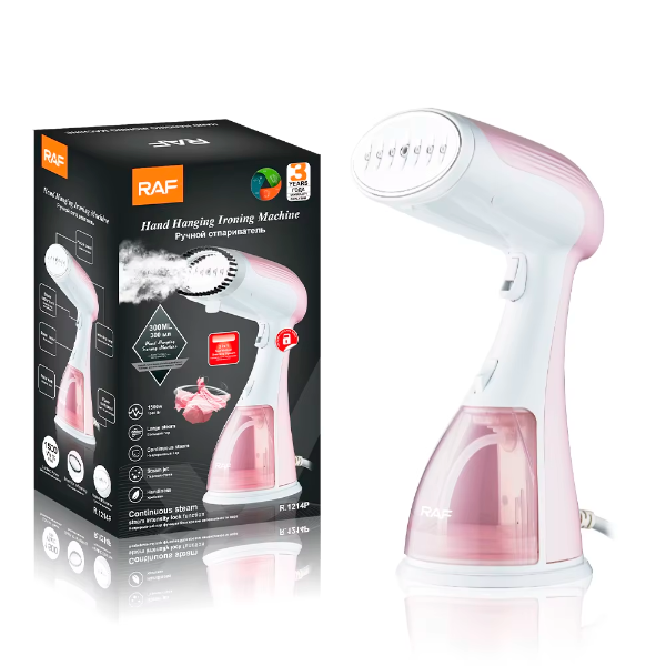 Anúncio: Ferro de Passar a Vapor Vertical Raf R.1214P / 1500W / 220V - Rosa