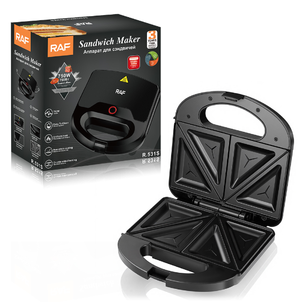 Anúncio: Sanduicheira Eletrica Raf R.531S / 750W / 220V - Preto