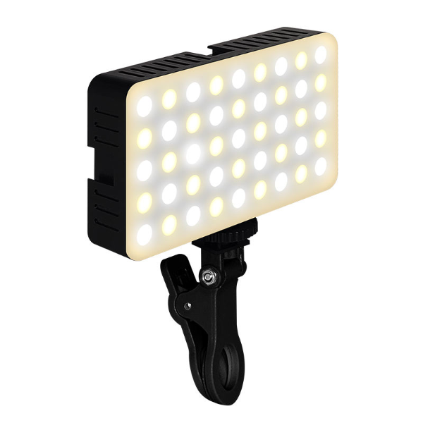 Anúncio: Mini Luz LED Luo LU-595 Iluminação Portátil de Bolso Com Suporte Para Celular / 1500Mah / Recarregavel - Preto