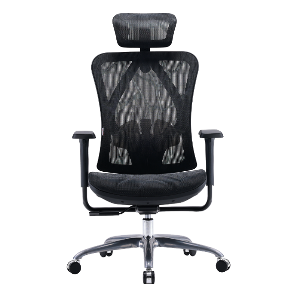 Anúncio: Cadeira de Escritorio Ergonômica SIhoo M57C-201 / Cadeira de Mesa de Computador Com Encosto de Cabeça Ajustável e Suporte Lombar - Preto