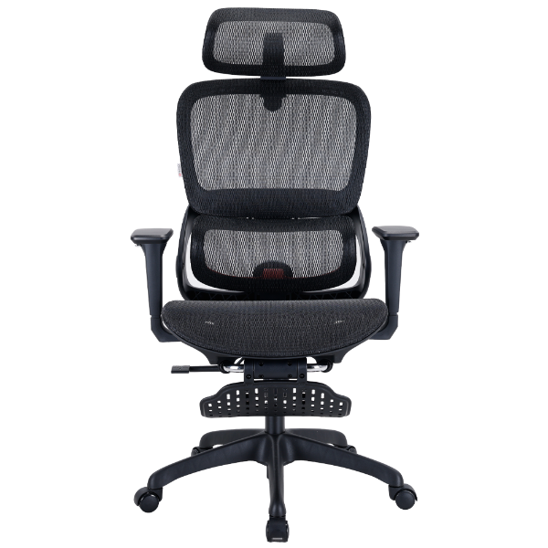 Anúncio: Cadeira de Escritorio Ergonômica SIhoo B100-101-JT / Cadeira de Mesa de Computador Com Encosto de Cabeça Ajustável - Apoio Para Os Pes - Suporte Lombar - Preto